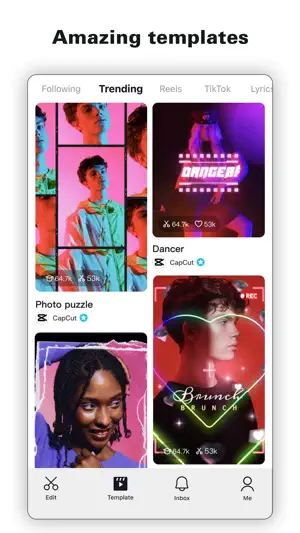 CapCut: Photo & Video Editor screenshot 1 (App Store)